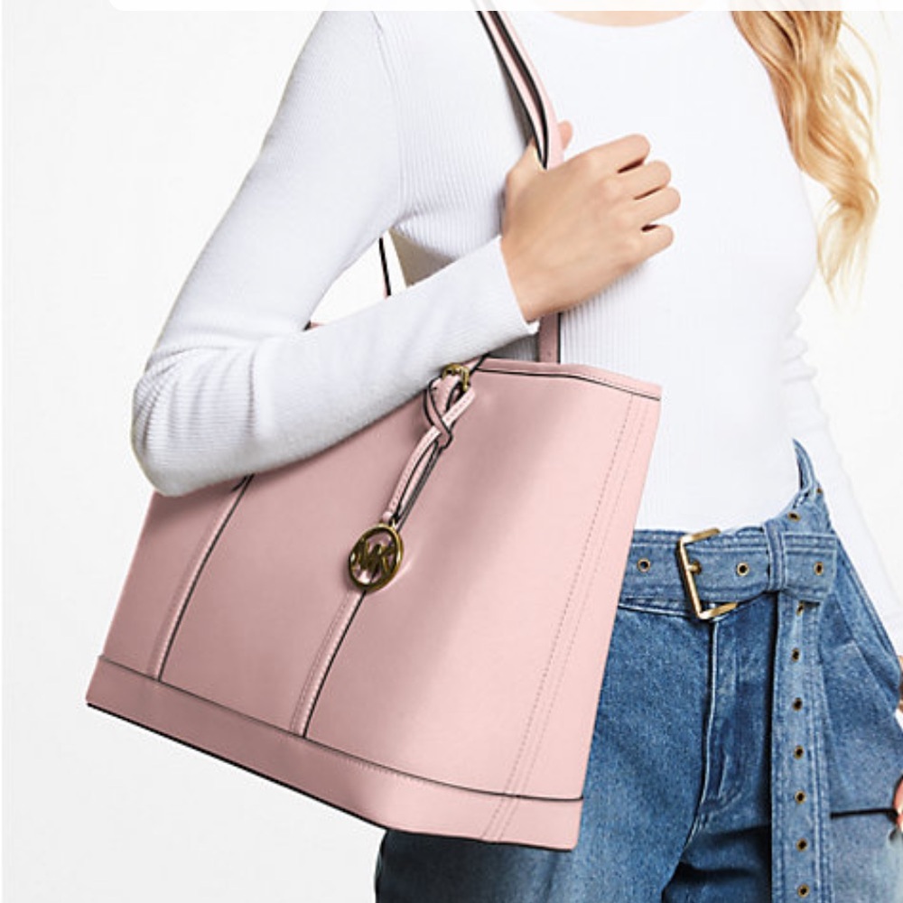 NWT Michael Kors Soft Pink Tote - Picture 3 of 5